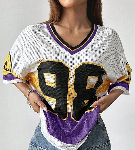 SUPER WHOLESALE| V Neck Jersey