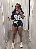 SUPER WHOLESALE| V Neck Jersey Sjhorts Set