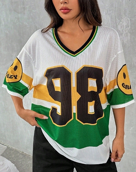 SUPER WHOLESALE| V Neck Jersey