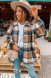 SUPER WHOLESALE| Plaid Shirt Top