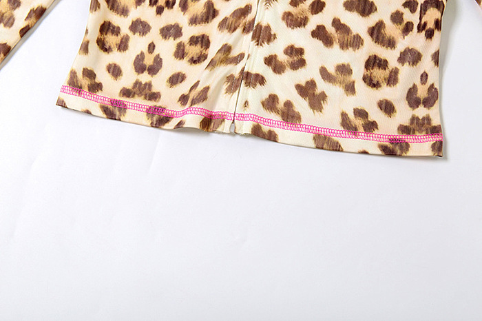 SUPER WHOLESALE | Leopard Hoodie Pants Set