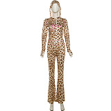 SUPER WHOLESALE | Leopard Hoodie Pants Set