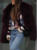 SUPER WHOLESALE | Turn-down Wool Crop Top