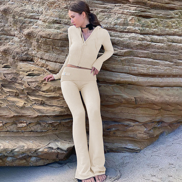 SUPER WHOLESALE | Knitted Set with Tracking Top