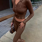 SUPER WHOLESALE | Knitted Set with Tracking Top