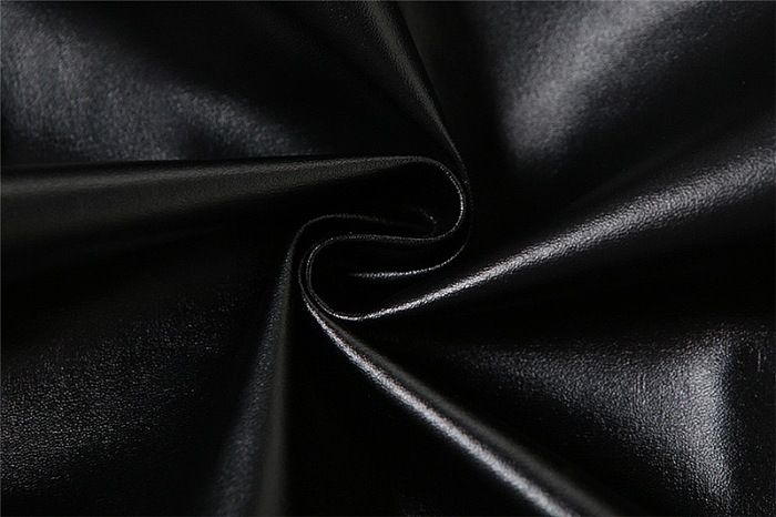 SUPER WHOLESALE | Leather Hoodie Crop Top