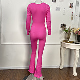 SUPER WHOLESALE | Square Neck Jumpsuit in 6 Colors