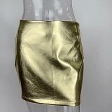 SUPER WHOLESALE | Mini Skirt in Gold & Silver
