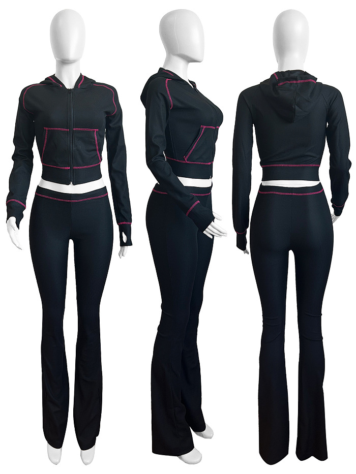SUPER WHOLESALE | Patchwork Jogging Suit