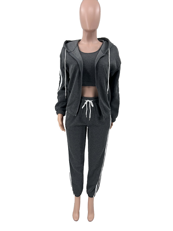 SUPER WHOLESALE | Side Striped 3 Piece Set