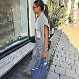 SUPER WHOLESALE | Striped Loose Pants