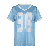 SUPER WHOLESALE | Mesh Sporty T-shirt Top