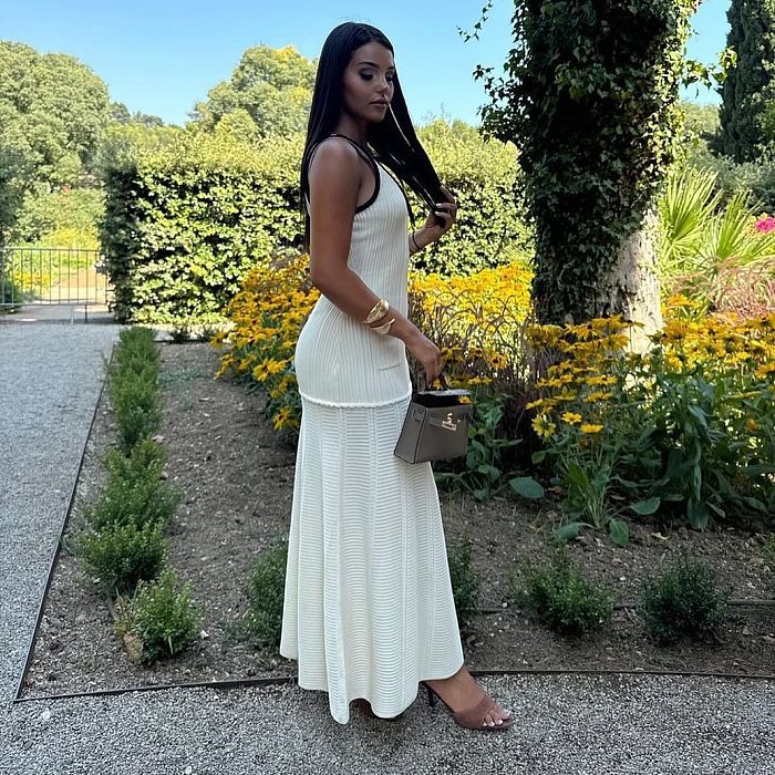 SUPER WHOLESALE | Knitted Strappy Long Dress
