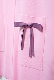SUPER WHOLESALE | Bows Knitted Dress in Pink