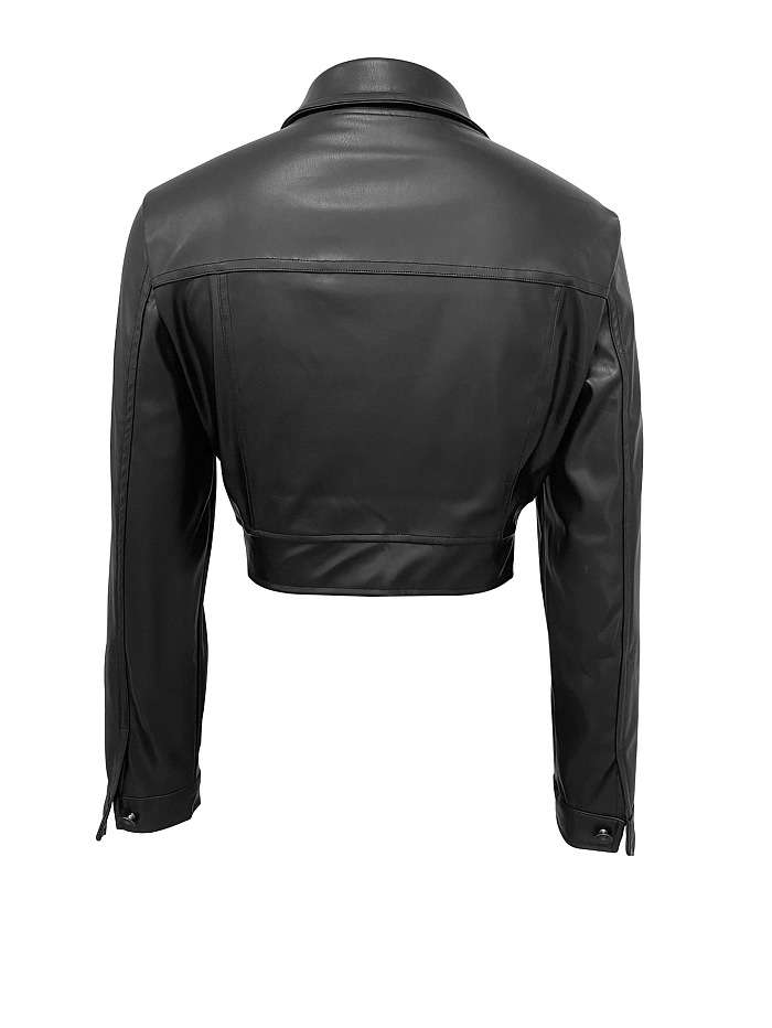 SUPER WHOLESALE | Leather Flared Pants Set