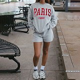 SUPER WHOLESALE | Oversize Printed Sweater Top & Shorts