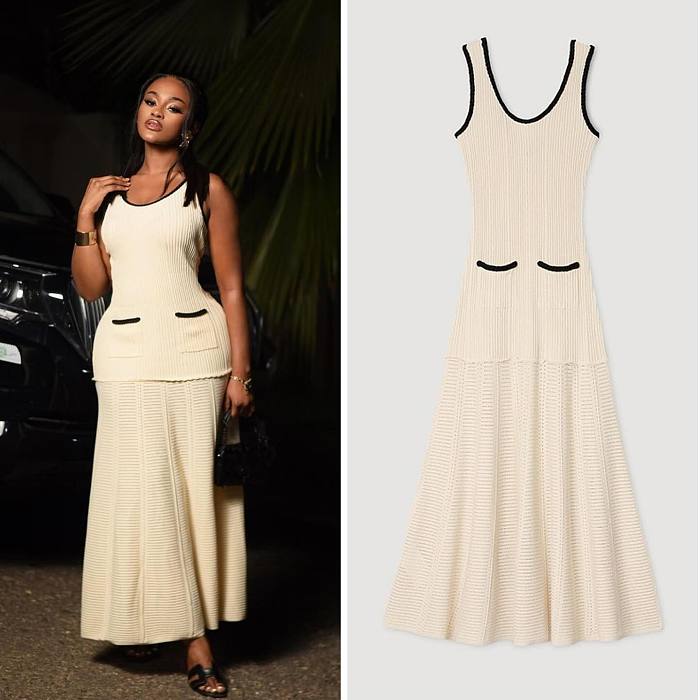SUPER WHOLESALE | Knitted Strappy Long Dress