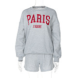 SUPER WHOLESALE | Oversize Printed Sweater Top & Shorts