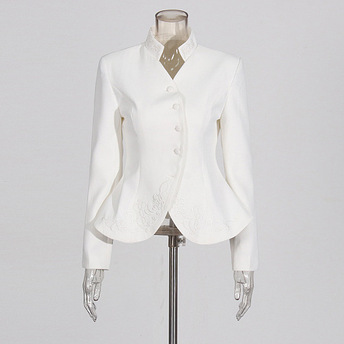 SUPER WHOLESALE | Pleated Skirt Set with Button Up Blazer