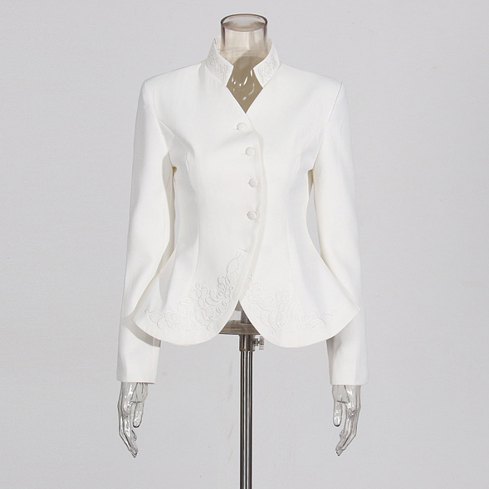 SUPER WHOLESALE | Pleated Skirt Set with Button Up Blazer