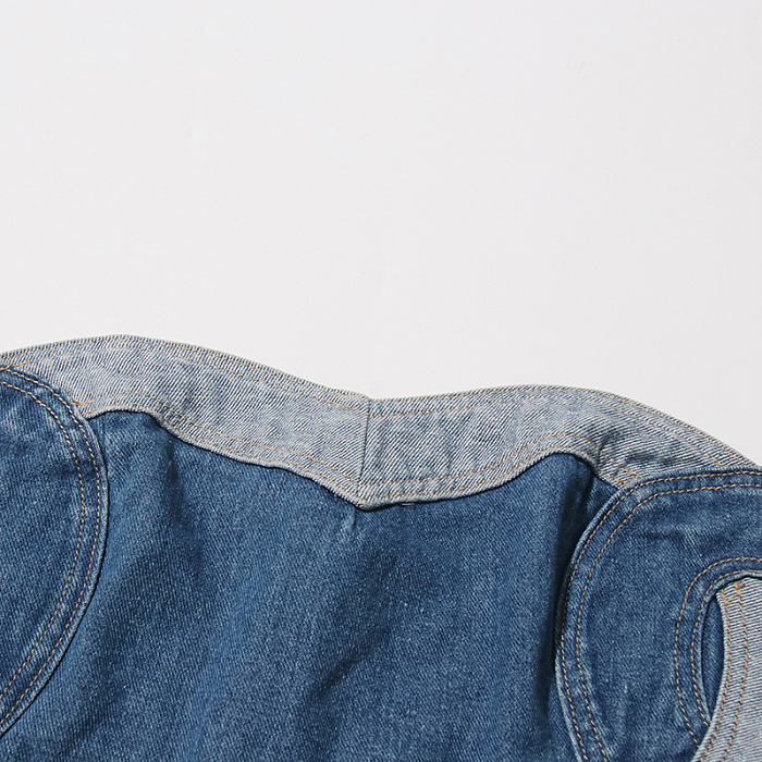 Heart Denim Top