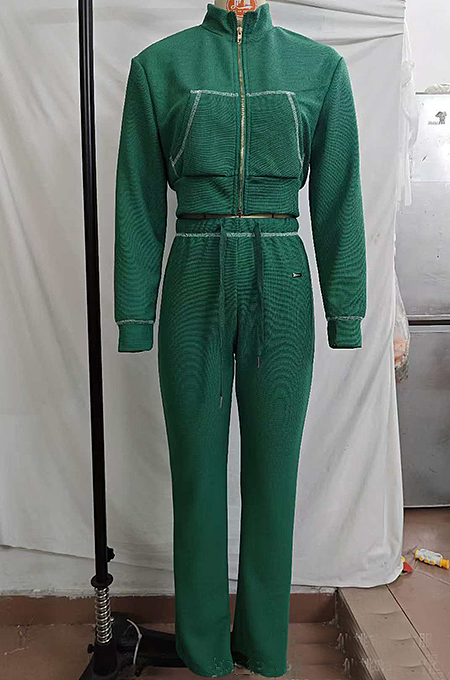 SUPER WHOLESALE |  Waffe Knite Jogging Suit