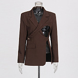 SUPER WHOLESALE | Deconstructed Design High-End Waist-Defined Hollowed Jacket