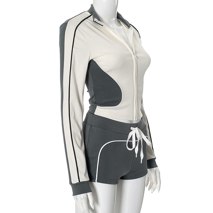 SUPER WHOLESALE | Two Tones Shorts Set