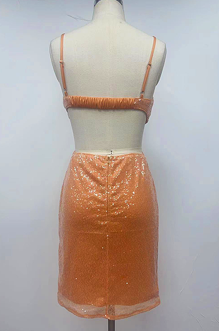 SUPER WHOLESALE | Sequins Maxi Dress