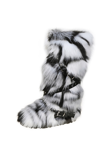 SUPER WHOLESALE |  Knee High Buckles High Boots.