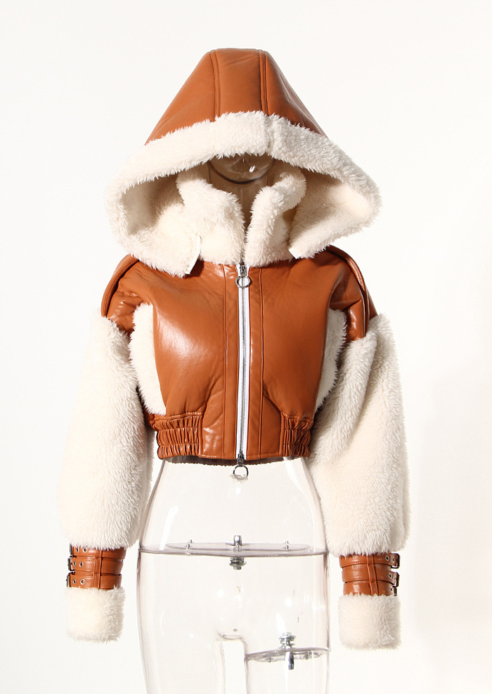 SUPER WHOLESALE | Sheepskin Lamb Wool Short Jacket