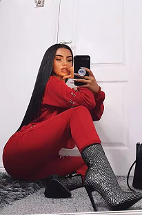 Bling Bling Zip Up Ankle High Short Boots