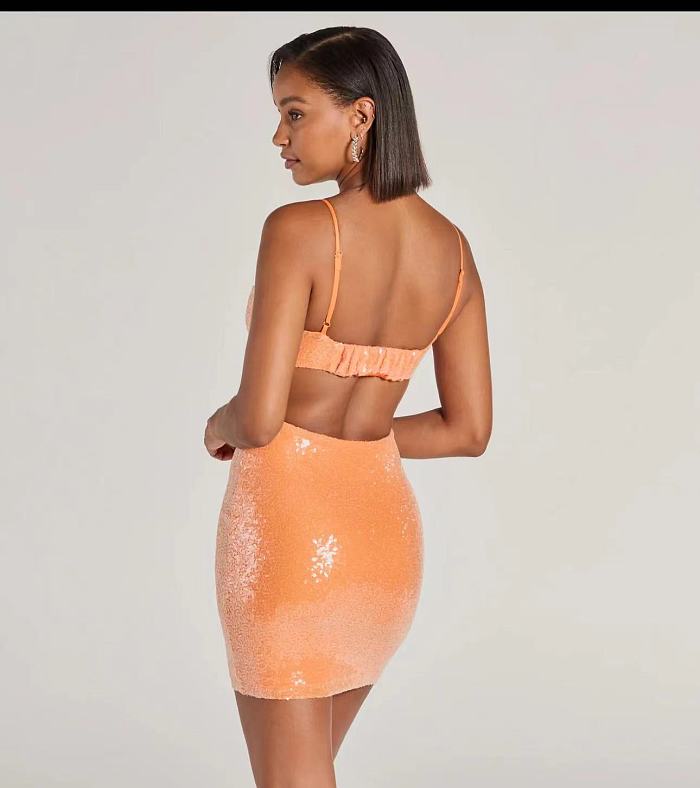 SUPER WHOLESALE | Sequins Maxi Dress