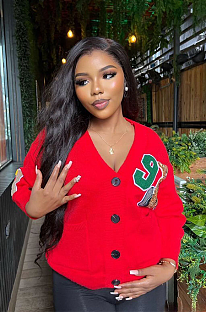 SUPER WHOLESALE | Bear Embroidered Cadigan