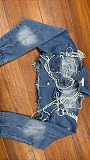 SUPER WHOLESALE | Pearl Chain Denim Jacket