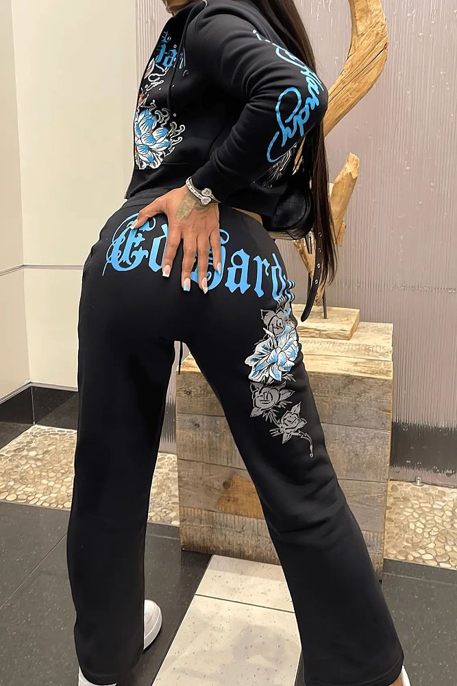 SUPER WHOLESALE | Printed Legging Suit with Hoodie Top