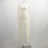 SUPER WHOLESALE | Bat Sleeve Long Dress
