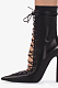 SUPER WHOLESALE | Lace Up Sharp Toe Heels