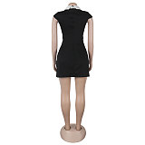 SUPER WHOLESALE | Front Pockets Bodycon Mini Dress