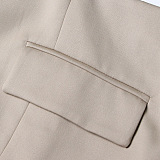 SUPER WHOLESALE | Cut-out Blazer Collar Dress
