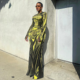 SUPER WHOLESALE | Printed Long Dress