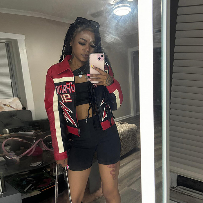 SUPER WHOLESALE | Leather GRAND PARK Jacket Top