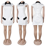 SUPER WHOLESALE | Front Pockets Bodycon Mini Dress