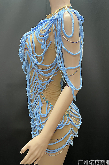 SUPER WHOLESALE | See-through Personality Dress