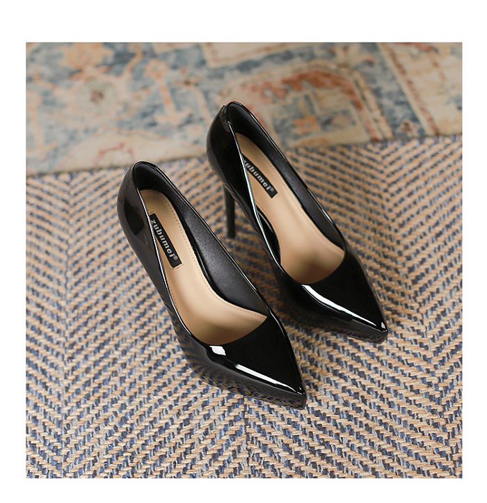 SUPER WHOLESALE | Patent Leather Glossy High Heels