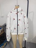SUPER WHOLESALE | Cherry Print Hoodie Jacket
