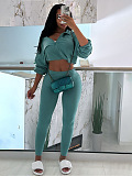 SUPER WHOLESALE | Legging Suit with Crop Drawstring Top