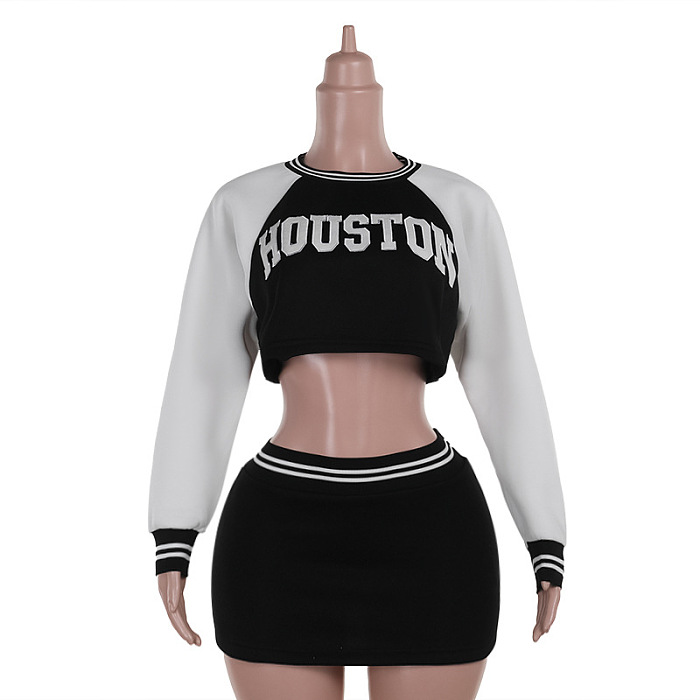 SUPER WHOLESALE | Skirt Set with Crop Sweater Top