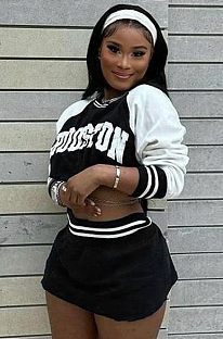 SUPER WHOLESALE | Skirt Set with Crop Sweater Top