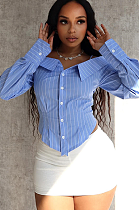 SUPER WHOLESALE | Off-shoulder Statement Shirt